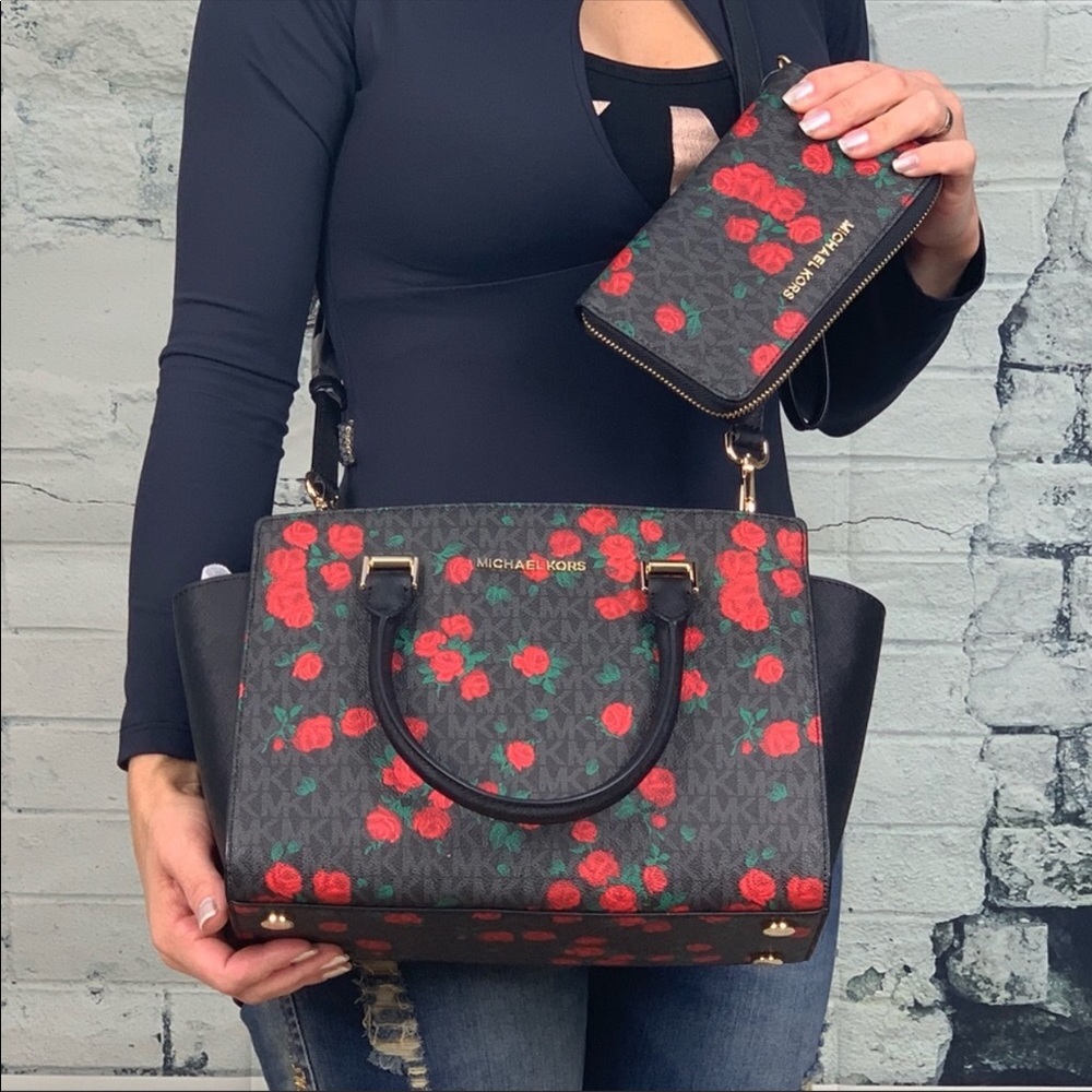 Nwt Michael Kors Bundle Selma satchel +wallet - Picture 2 of 8